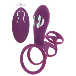 happiness TOYJOY Étui pénien vibrant Halo Halo C-Ring Happiness 7cm Violet